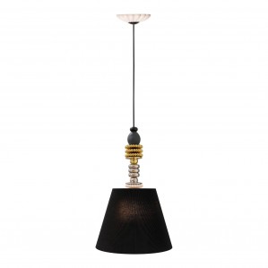 Подвесная лампа (Черный / золотой) 170 х 45см