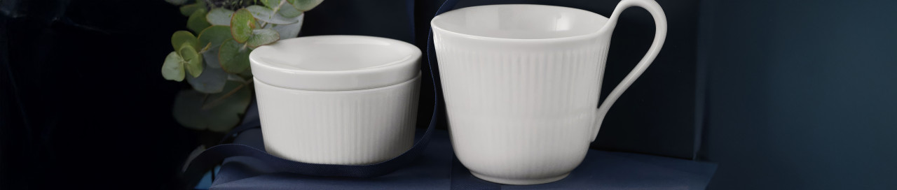 White Fluted