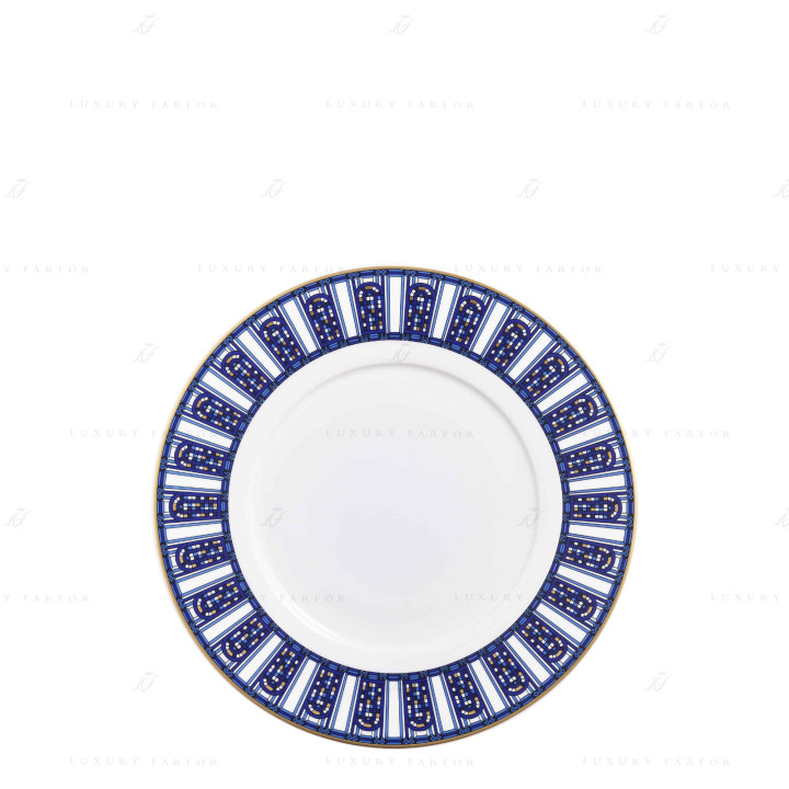 Тарелка закусочная 21см, 2шт. коллекции Arcadia Blue бренда Baccarat