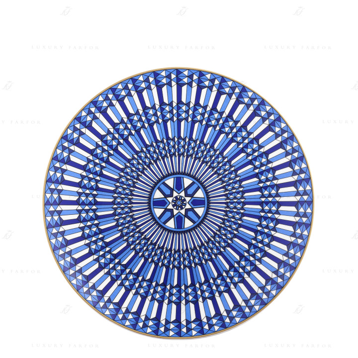 Тарелка презентационная 31см коллекции Arcadia Blue бренда Baccarat