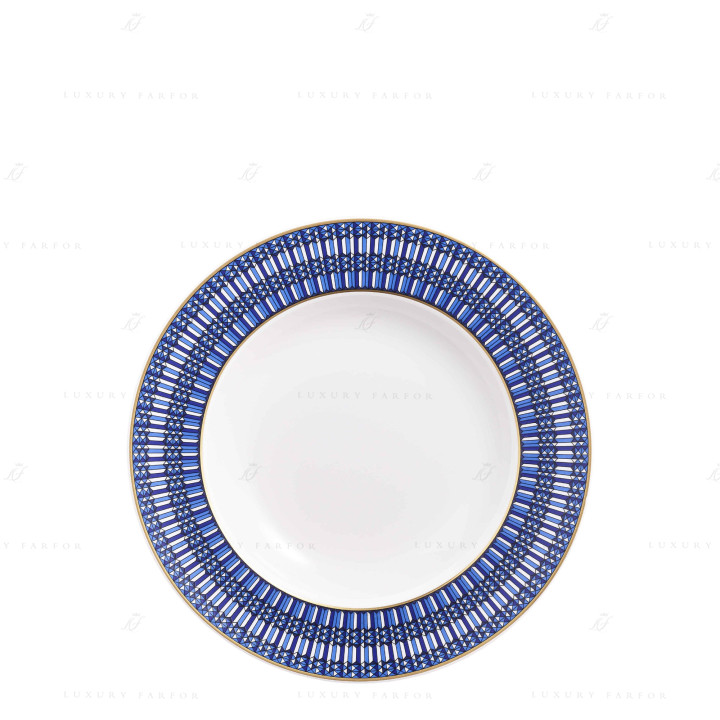 Тарелка суповая 23см, 2шт. коллекции Arcadia Blue бренда Baccarat