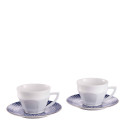 Чашка чайная с блюдцем, 2шт. 220мл коллекции Arcadia Talleyrand Blue бренда Baccarat
