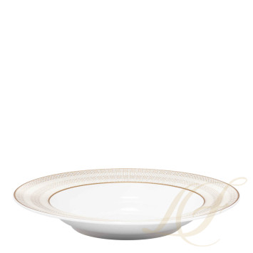 Тарелка суповая 23см, 2шт. коллекции Arcadia Gold бренда Baccarat