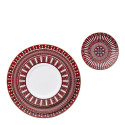 Тарелка главная, 2шт. 27см коллекции Arcadia Red бренда Baccarat