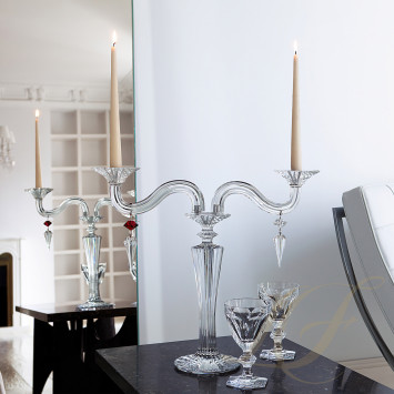 Канделябр на 2 свечи 48см коллекции Mille Nuits бренда Baccarat