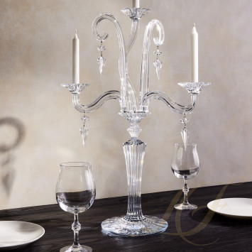 Канделябр на 3 свечи 70см коллекции Mille Nuits бренда Baccarat