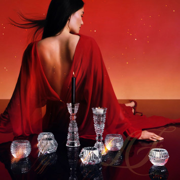 Настольный подсвечник, 2шт. 7см коллекции Eye бренда Baccarat