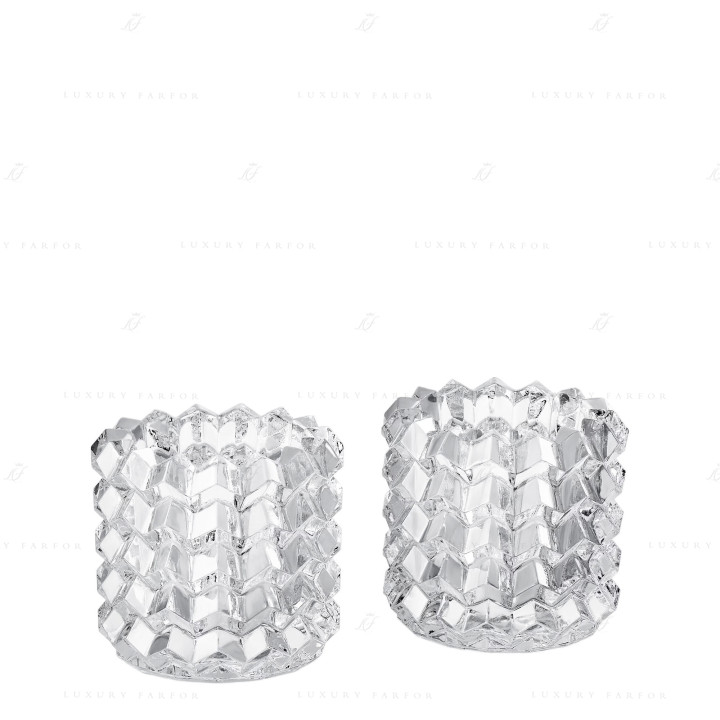 Настольный подсвечник 8см, 2шт. коллекции Zig Zag бренда Baccarat