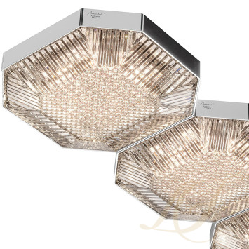 Потолочный светильник на 3 лампы коллекции Octogone бренда Baccarat