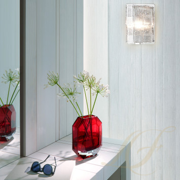 Бра, настенный светильник 31 х 24см коллекции Tuile De Cristal 