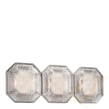 Бра, настенный светильник на 3 лампы коллекции Octogone бренда Baccarat