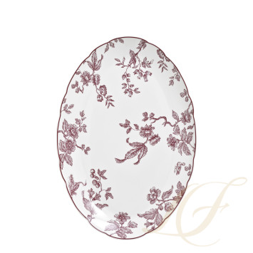 Блюдо овальное 38см коллекции Albertine Prune бренда Bernardaud