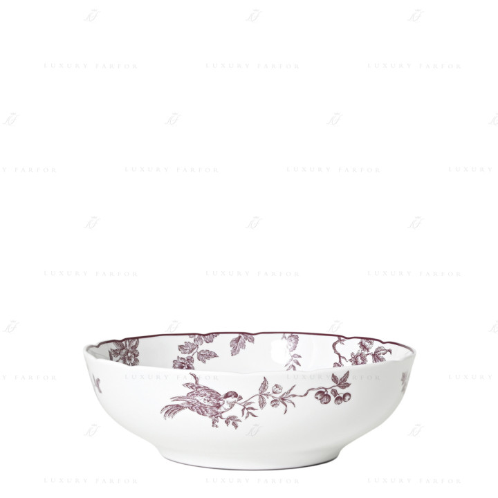 Салатник 25см коллекции Albertine Prune бренда Bernardaud
