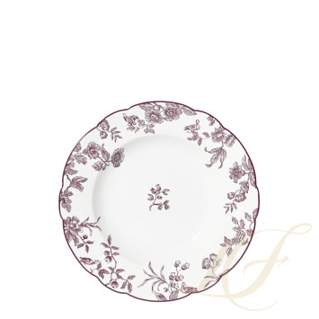 Тарелка суповая 22,5см коллекции Albertine Prune бренда Bernardaud