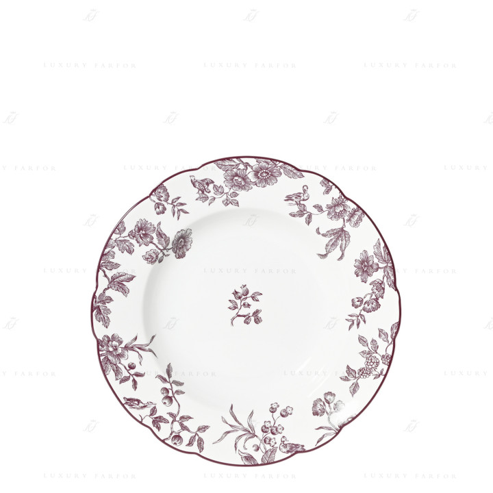 Тарелка суповая 22,5см коллекции Albertine Prune бренда Bernardaud