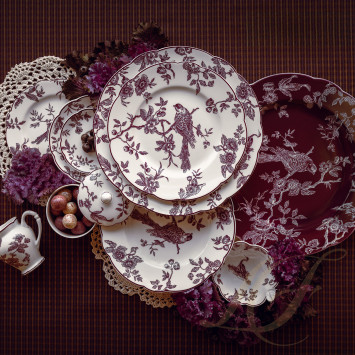 Тарелка десертная 16см коллекции Albertine Prune бренда Bernardaud