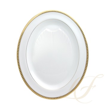 Блюдо овальное 43см коллекции Athena Or бренда Bernardaud