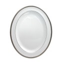 Блюдо овальное 43см коллекции Athena Platine бренда Bernardaud