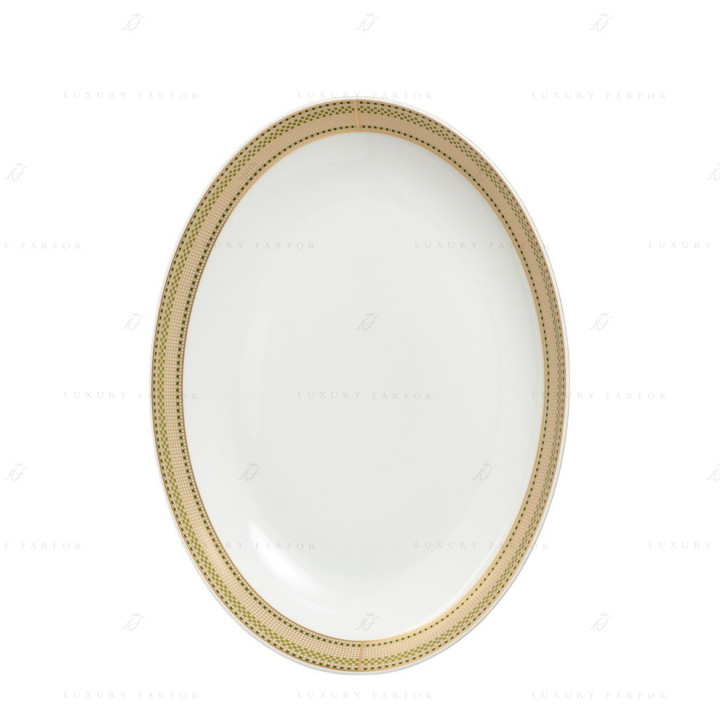 Блюдо овальное 39x28см коллекции Augusta бренда Bernardaud