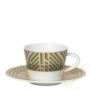 Чашка эспрессо с блюдцем 60мл коллекции Augusta бренда Bernardaud
