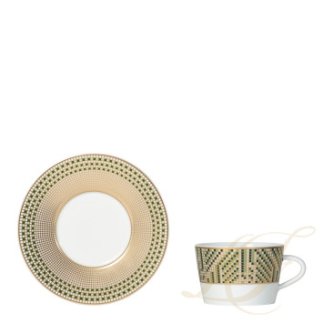 Чашка чайная с блюдцем 150мл коллекции Augusta бренда Bernardaud