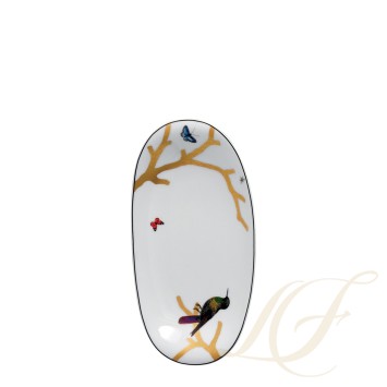 Блюдо для гарнира 23x12см коллекции Aux Oiseaux бренда Bernardaud