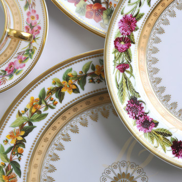 Кофейный сервиз на 6 персон коллекции Botanique бренда Bernardaud