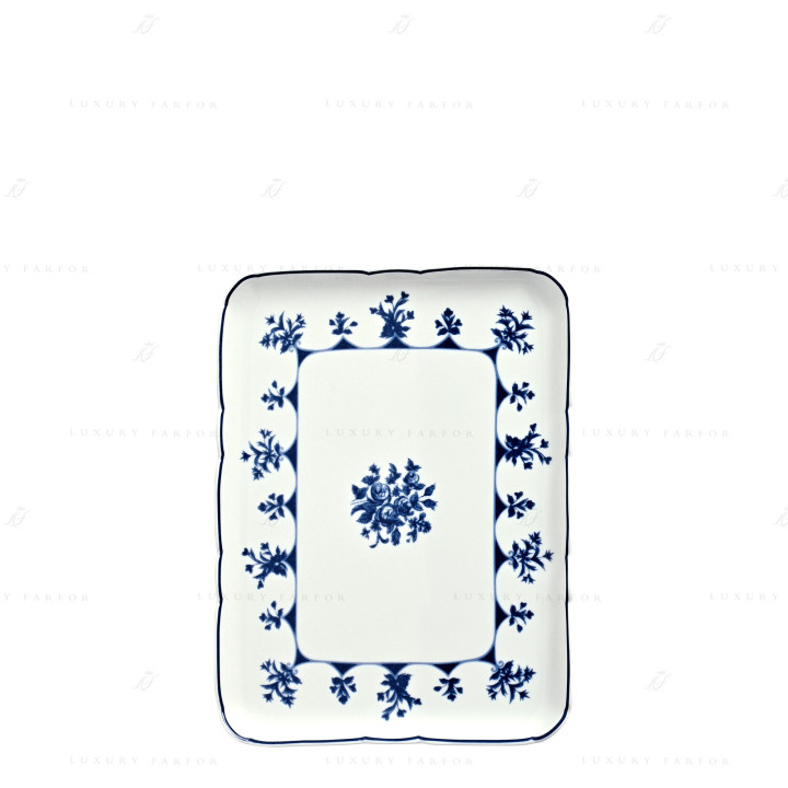 Блюдо прямоугольное 21х16см коллекции Chateaubriand Couleur бренда Bernardaud