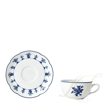 Чашка чайная с блюдцем 130мл коллекции Chateaubriand Couleur бренда Bernardaud