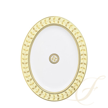 Блюдо овальное 38см коллекции Constance Jaune бренда Bernardaud