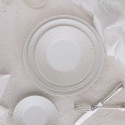 Чайный сервиз на 6 персон коллекции Ecume Pearl бренда Bernardaud