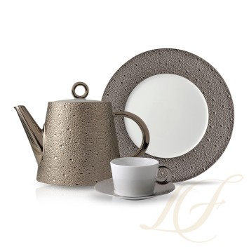 Коллекция Ecume Platine бренда Bernardaud