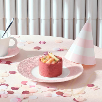 Тарелка закусочная 21см коллекции Ecume Rose De Coree бренда Bernardaud