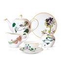 Чайный сервиз на 6 персон коллекции Jardin Indien бренда Bernardaud