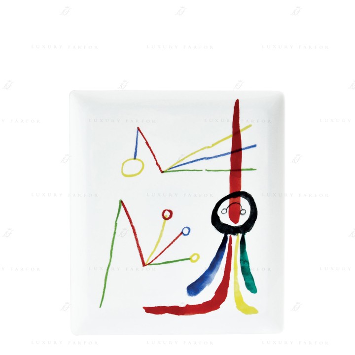 Чаша прямоугольная 26,5х23,5см коллекции A Toute Epreuve - Joan Miro бренда Bernardaud