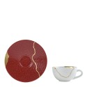 Чашка кофейная с блюдцем 100мл коллекции Kintsugi - Sarkis 