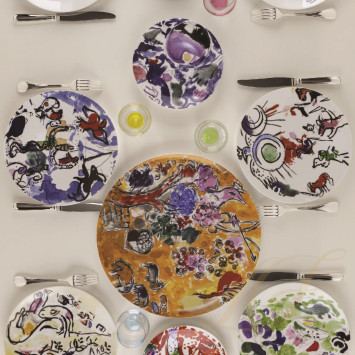 Коллекция Les Vitraux d'Hadassah - Marc Chagall бренда Bernardaud