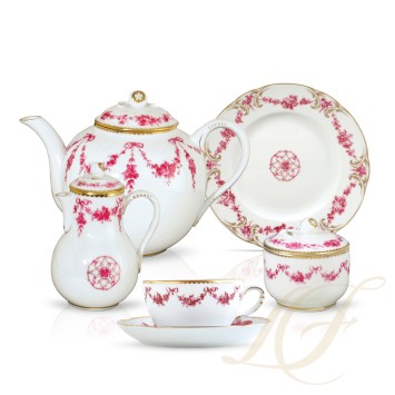 Чайный сервиз на 6 персон коллекции Louis XV бренда Bernardaud