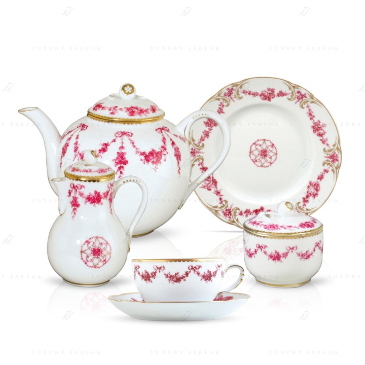 Чайный сервиз на 6 персон коллекции Louis XV бренда Bernardaud