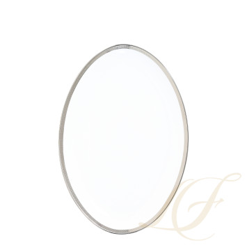 Блюдо овальное 33см коллекции Maille Platine бренда Bernardaud