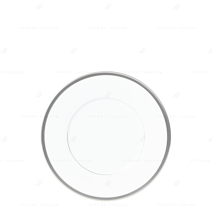 Тарелка закусочная 21см коллекции Maille Platine бренда Bernardaud