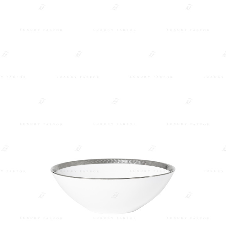 Чаша для мюсли 17см коллекции Maille Platine бренда Bernardaud
