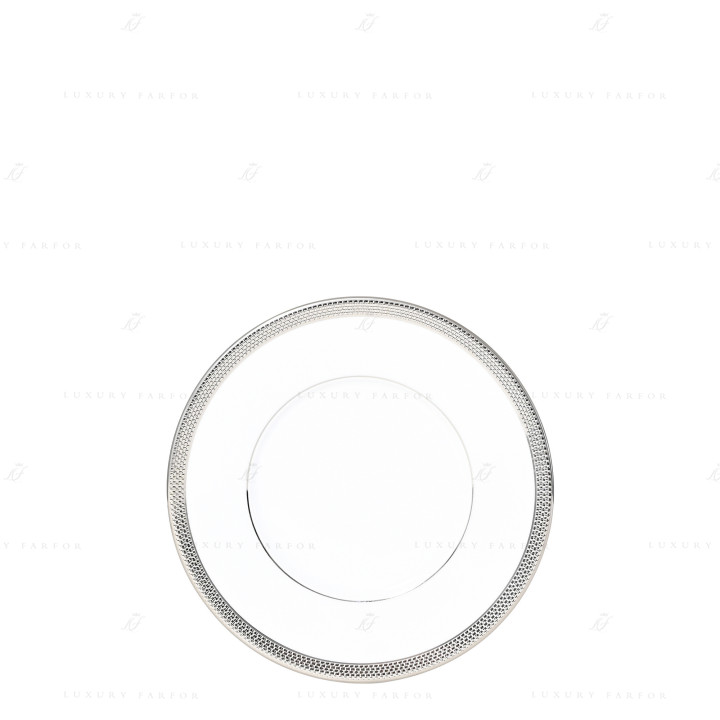 Тарелка десертная 16см коллекции Maille Platine бренда Bernardaud