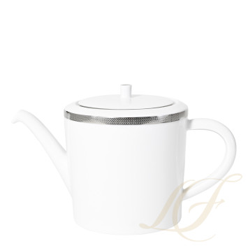 Кофейник 1л коллекции Maille Platine бренда Bernardaud