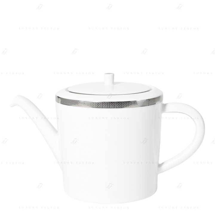 Кофейник 1л коллекции Maille Platine бренда Bernardaud