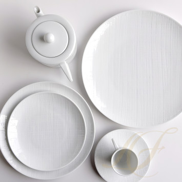 Кофейный сервиз на 6 персон коллекции Organza бренда Bernardaud