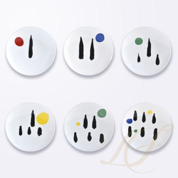 Набор из 100 предметов коллекции Parler Seul - Joan Miro (Лимитированная серия на 100 пред.) бренда Bernardaud