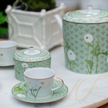 Кофейный сервиз на 6 персон коллекции Praiana бренда Bernardaud