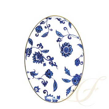 Блюдо овальное 38см коллекции Prince Bleu бренда Bernardaud