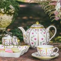 Чайный сервиз на 6 персон коллекции Roseraie бренда Bernardaud